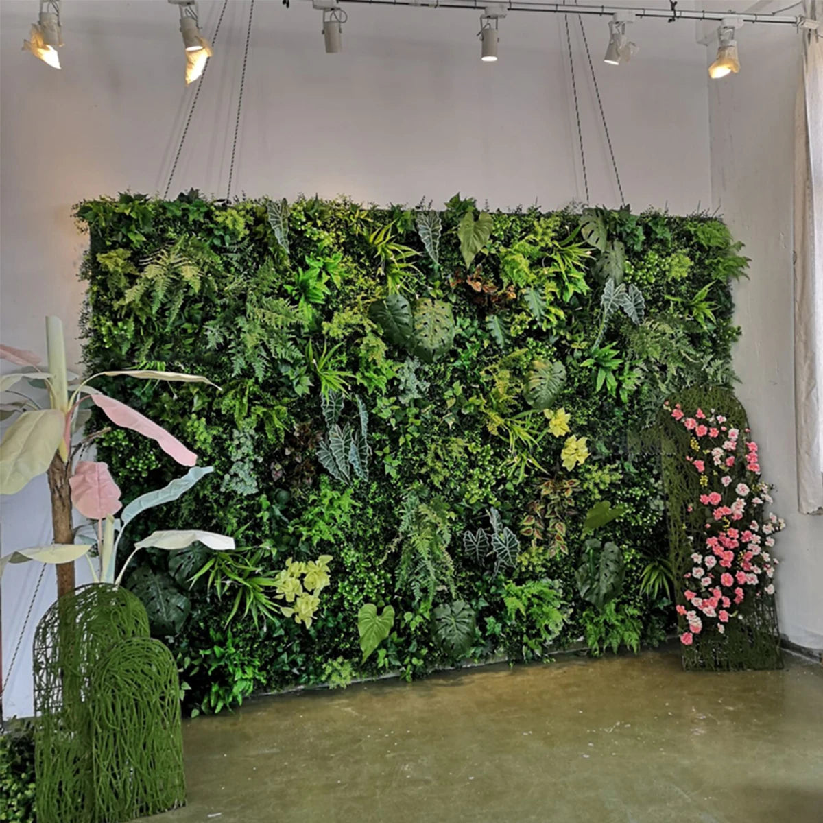 Artificial Plant Wall Reusable Grass Backdrop Wall Panel