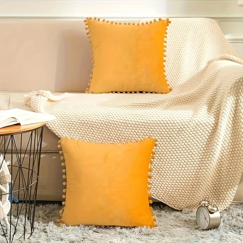 1pc Velvet Throw Pillow Covers