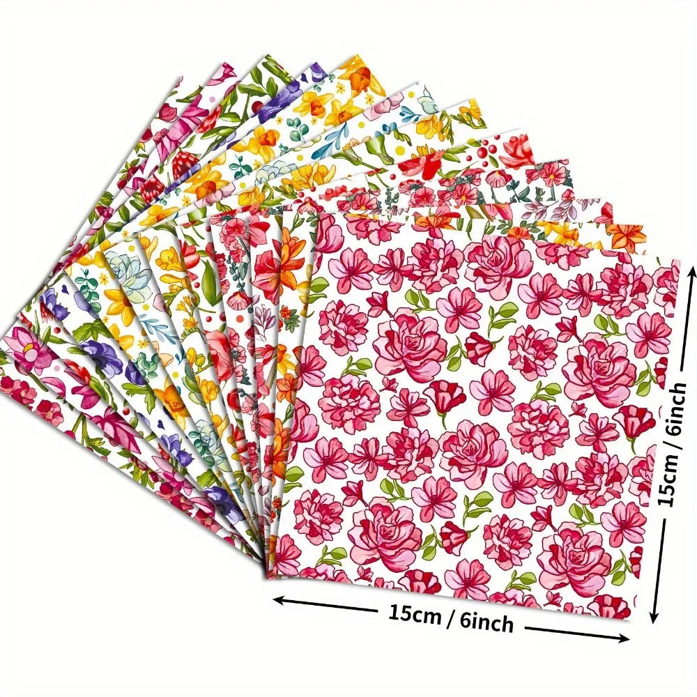 12 Sheet Scrapbooking Paper 15x15cm, 6x6in Scrapbooking Paper