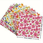 12 Sheet Scrapbooking Paper 15x15cm, 6x6in Scrapbooking Paper