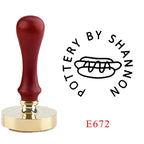 Custom Pottery Stamp for Clay Logo Design Personalized Customized Stamp