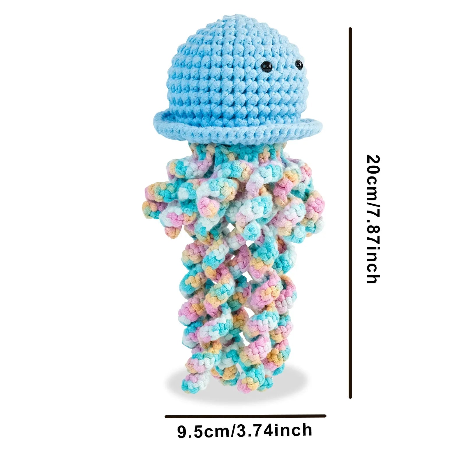 Colorful Jellyfish Crochet Start Kit