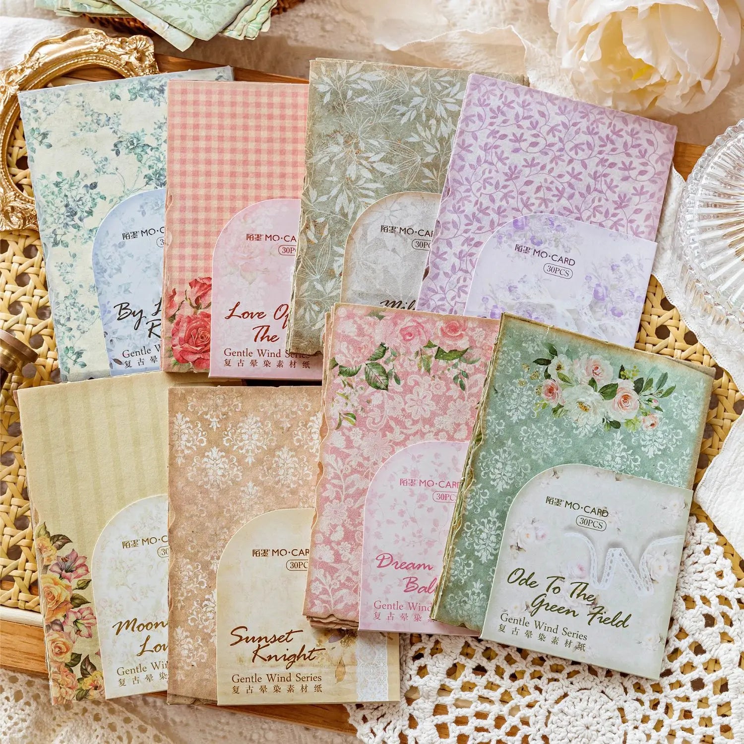 30 - Sheet Vintage Blended Material Paper Set