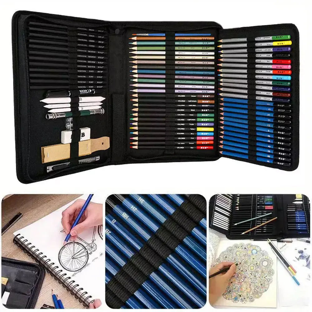 72 pc. Sketching and Painting Set