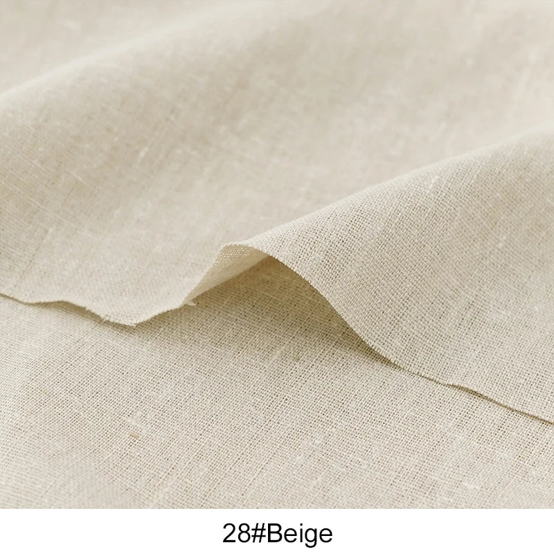0.5m/1m/2m Faux Cotton Linen Fabric