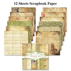 12 Sheet Scrapbook Paper 30x30cm