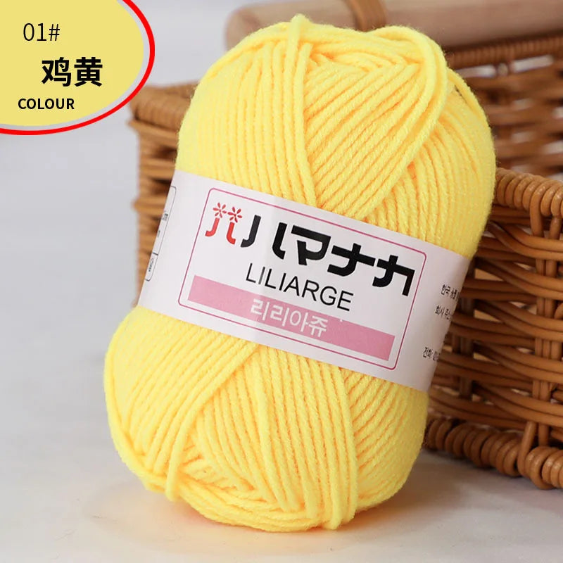Milk cotton thread
