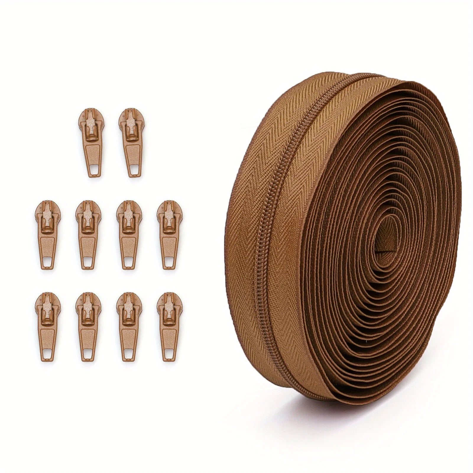 solid color nylon zipper