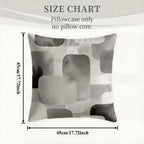 4-Piece Modern Minimalist Square Pattern Pillow Covers