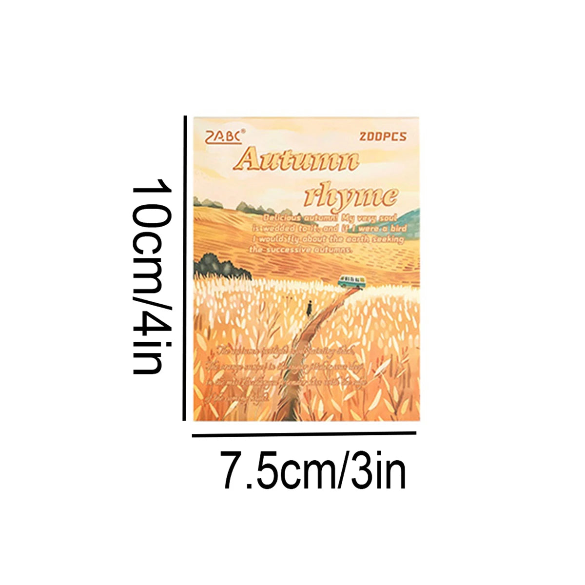 200 sheets themed patterned paper