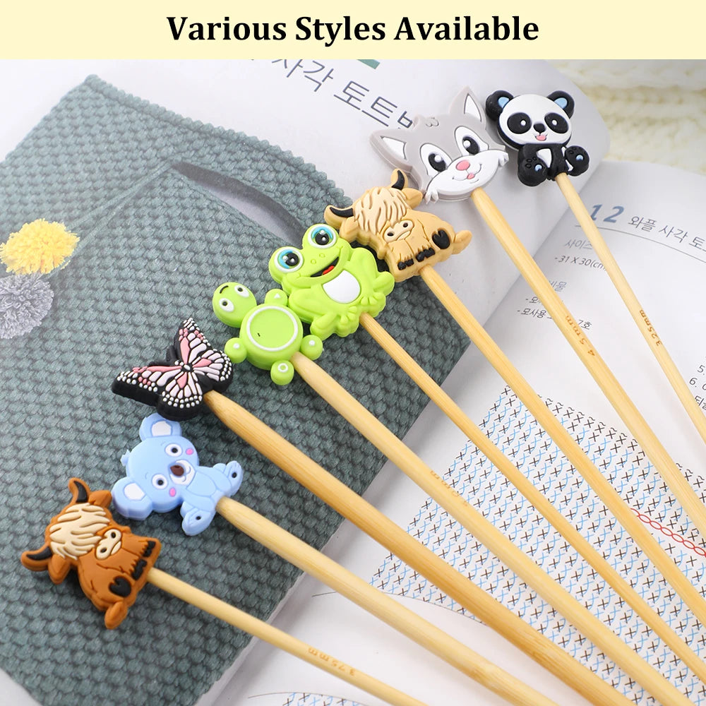 4/6/8pcs Knitting Needle Point Protectors