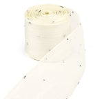 Diamond Pleated Mesh Organza Ribbon
