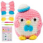 KRABALL Penguin Crochet Kit for Beginners
