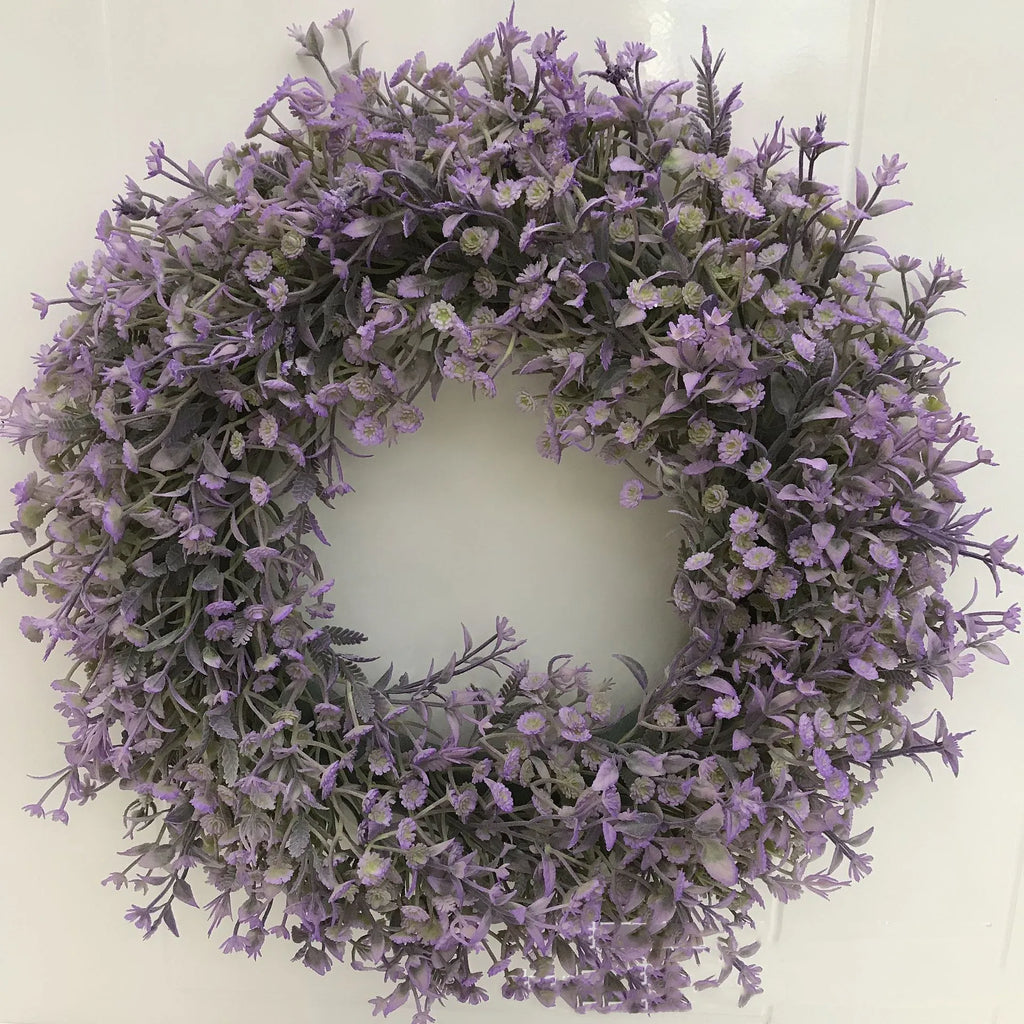 45cm Artificial Babysbreath Wreath