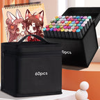 12/24/36/48Pcs Pencil Bag Art Marker Pen Storage Bag Large Capacity