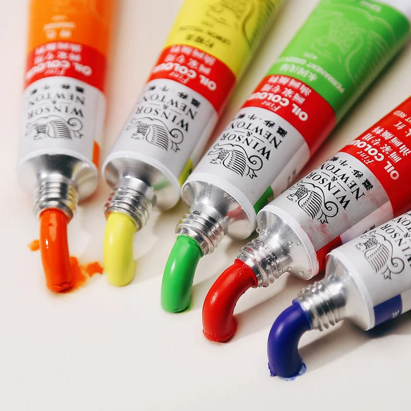 Professional 12/18/24 Colors 12 ML Tube Oil Paints