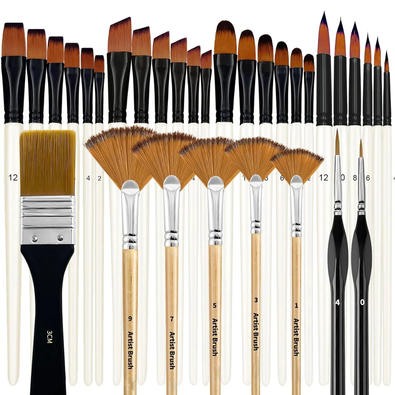 28/32 Pieces Paint Brush Set