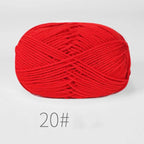 50g Milk Cotton Crochet Yarn 4ply