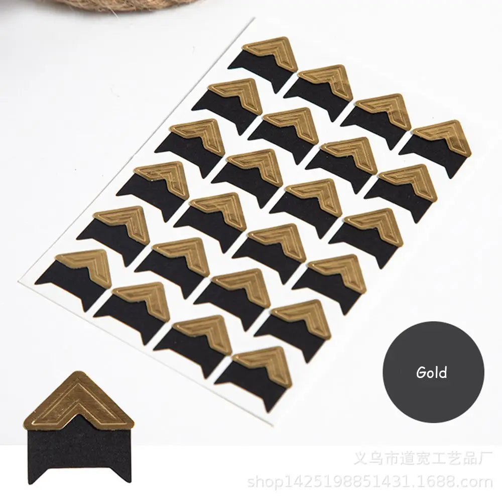 10sheets/24Pcs Colorful Photo Corner