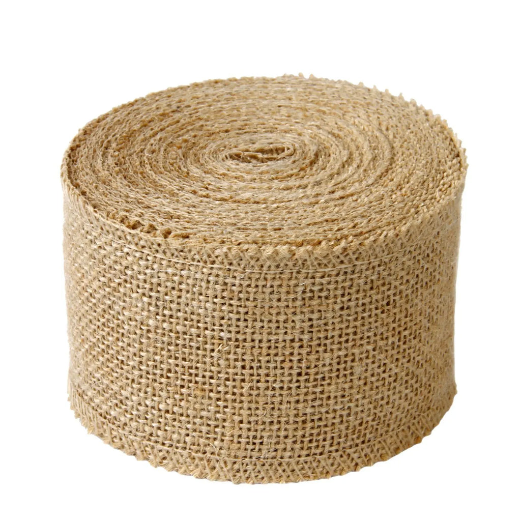 Natural Burlap Ribbon Roll