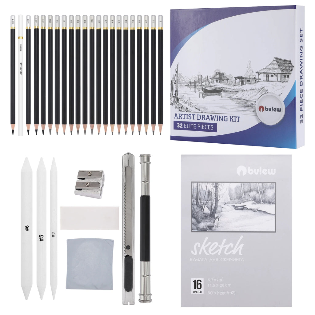Bview Art Professional 32-pc Artist Drawing Set