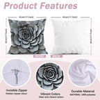 Pillowcase Pillow Cover 45x45 Square Cushion Cover