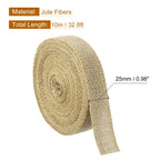 10 Yards Natural Burlap Ribbon