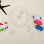 5Pcs Circle Ruler Quilting Template Set