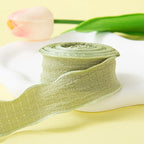 10Yards/Roll Pleated Chiffon Ribbon Wavy Edged