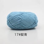 40-50g/Set 4ply Milk Cotton(80%) Knitting Yarn