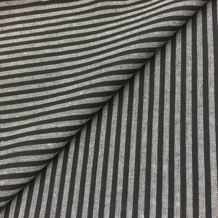 High Quality Yarn-dyed Fabric Striped Cotton Linen Fabric