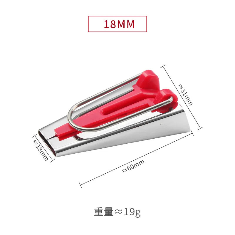 Quilting Edging Device 6mm/12mm/18mm/25mm Bias Tape Maker Binding Tool