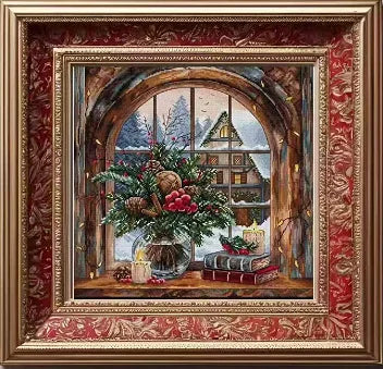 Christmas Morning Sewing kit 16CT 18CT 14CT Unprinted Cross Stitch Kits