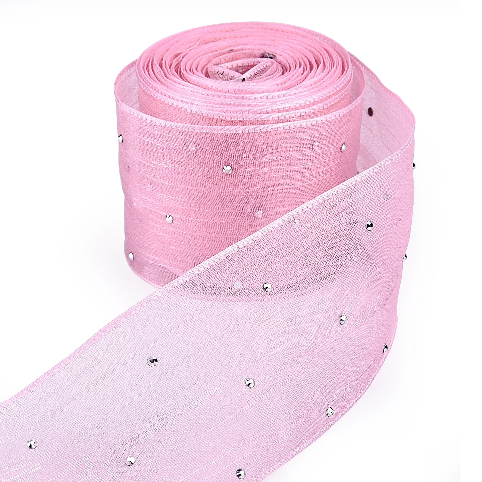 Diamond Pleated Mesh Organza Ribbon