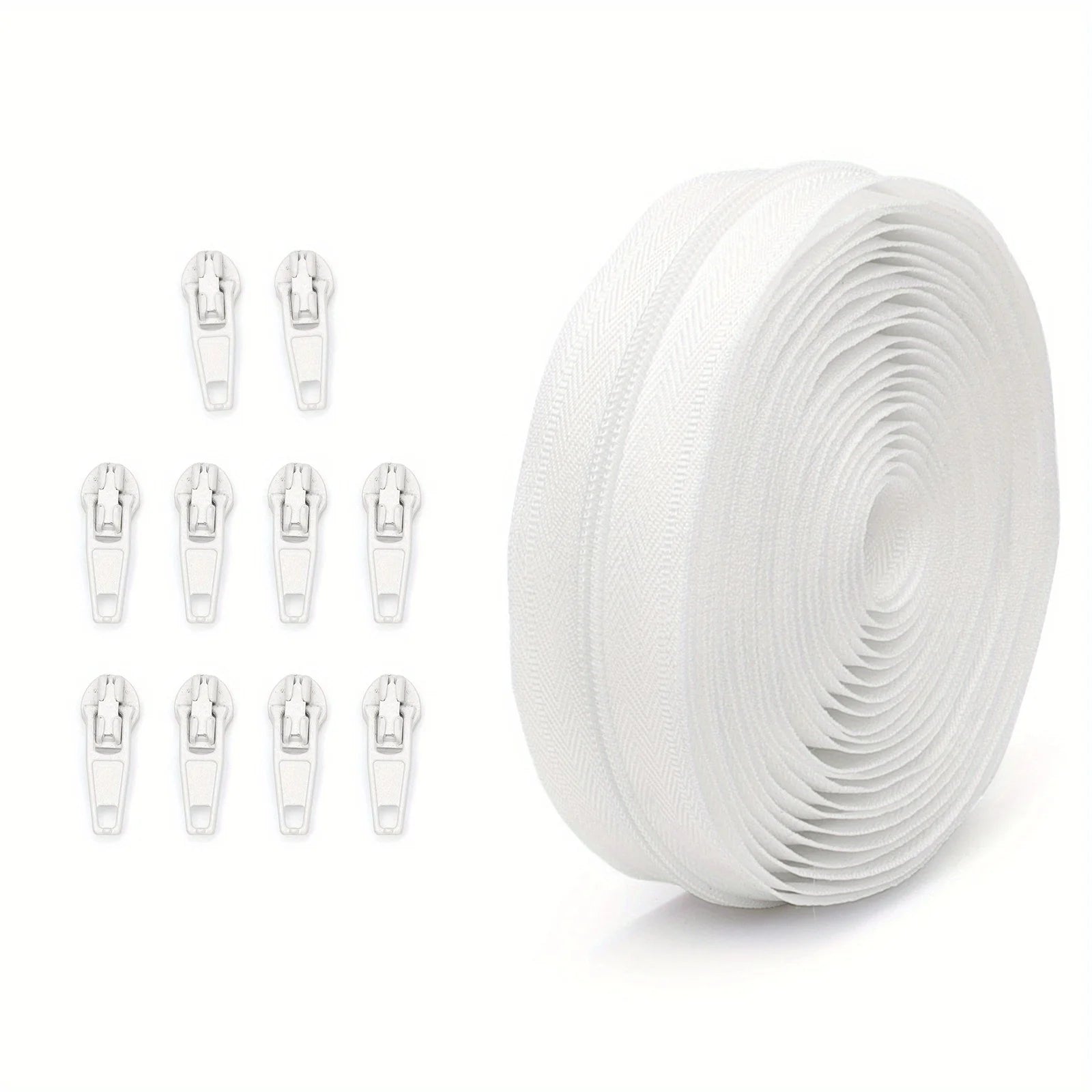 solid color nylon zipper