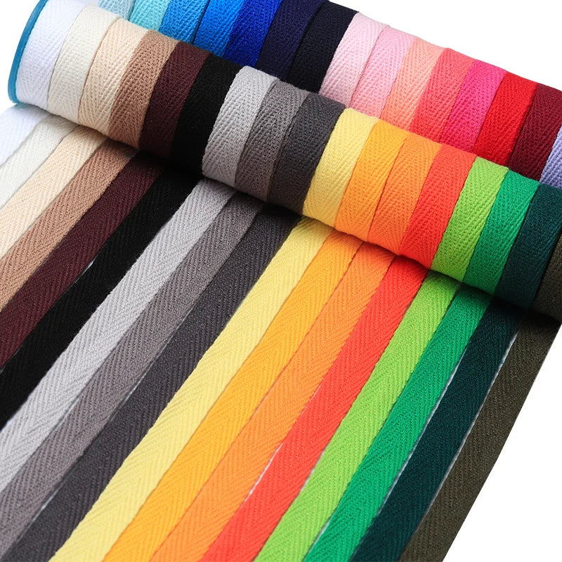10mm/15mm/20mm 100% Cotton Ribbon