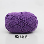 40-50g/Set 4ply Milk Cotton(80%) Knitting Yarn