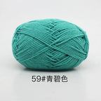 40-50g/Set 4ply Milk Cotton(80%) Knitting Yarn