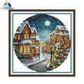 Joy Sunday Christmas Eve 3 Pattern Printed Cross Stitch Kits