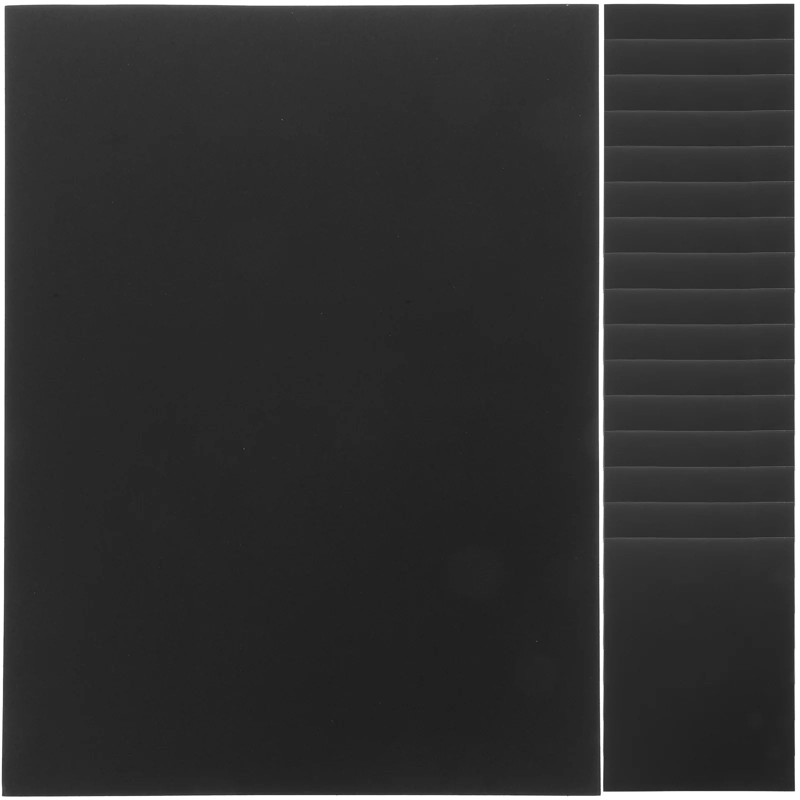 50pcs Black Cardstock Paper