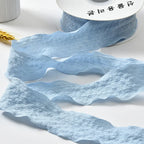 4CM 9 Meters/Roll Wrinkled Lace Edge Ribbons