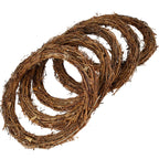 25/30cm DIY Floral Wreath Round Natural Rattan Ring