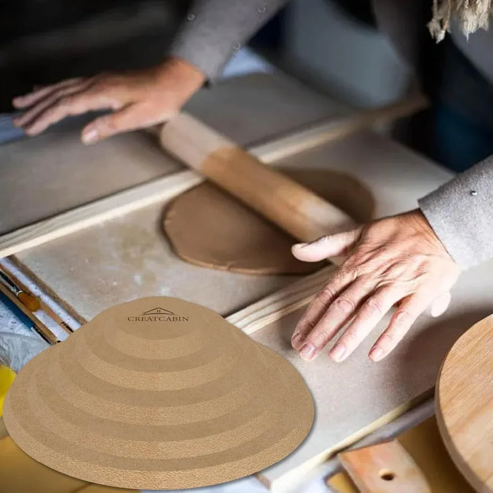 Round Pottery Molds Ceramics Plate Forming Molds