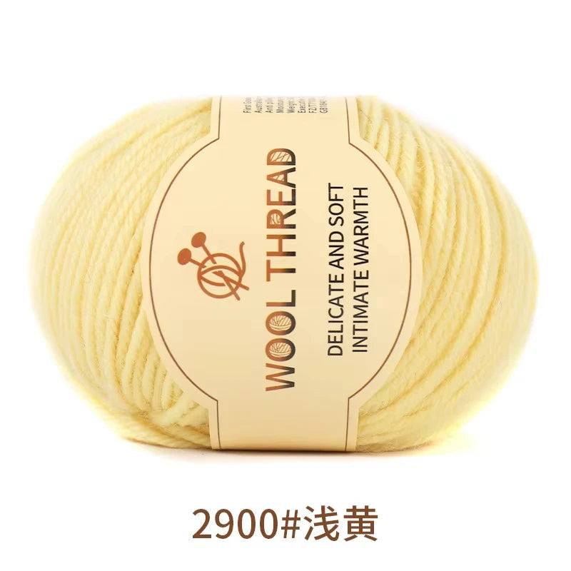 Medium Thick Wool Cashmere Yarn