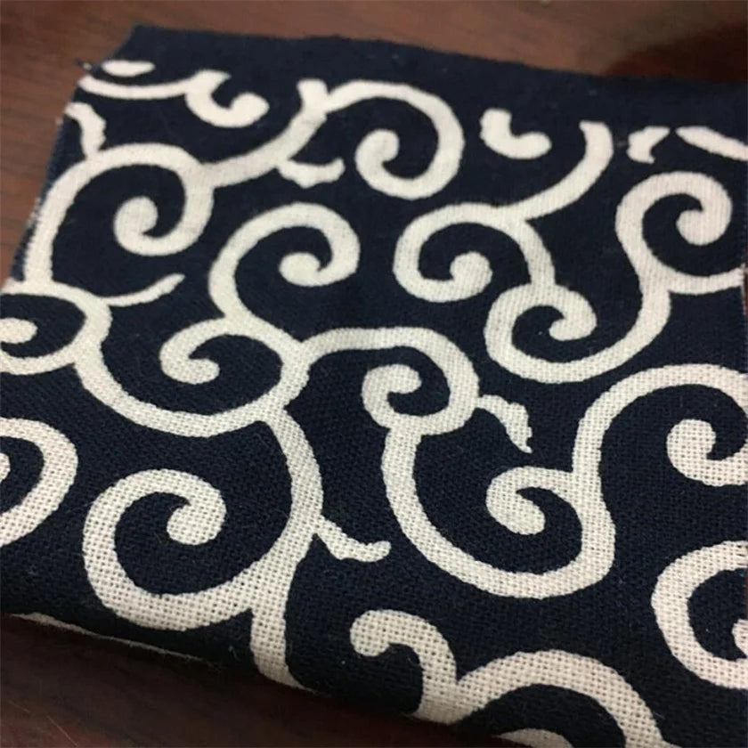 Japanese Style Kimono Bronzed Cotton Fabric