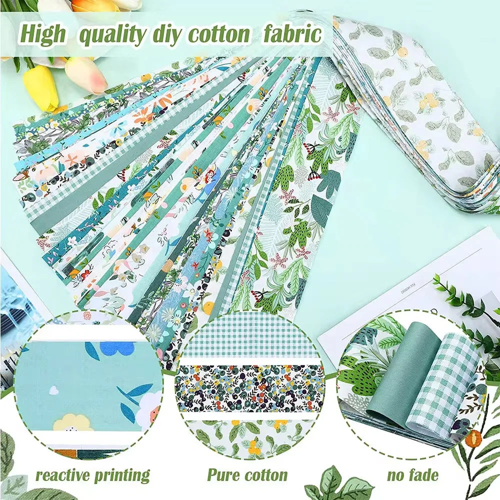 40Pcs Colorful Sewing Material Cotton