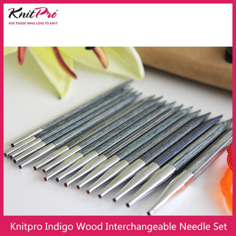Interchangeable Circular Needle Set With Knitting Needle Tip