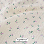 130*50CM Printed Pure Cotton Double-layer Crepe Fabric
