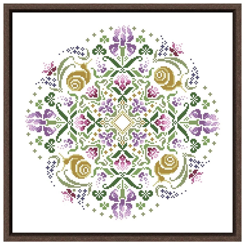 Iris pattern cross stitch kits