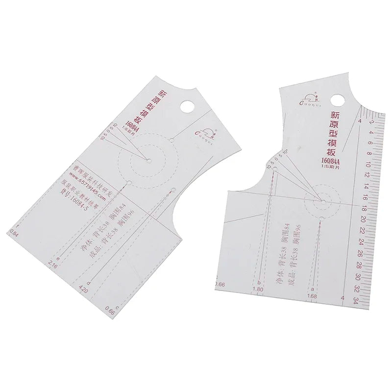 Women Clothes Prototype Ruler Drawing Template